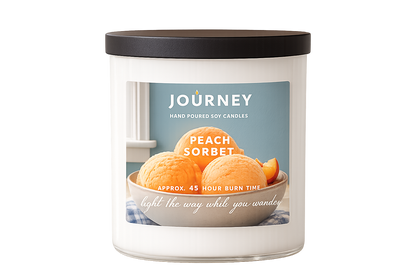 Peach Sorbet Journey Soy Wax Candle