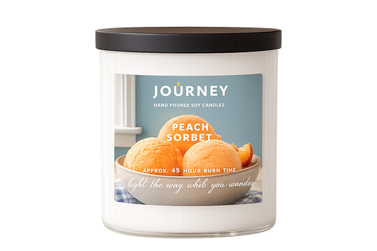 Peach Sorbet Journey Soy Wax Candle