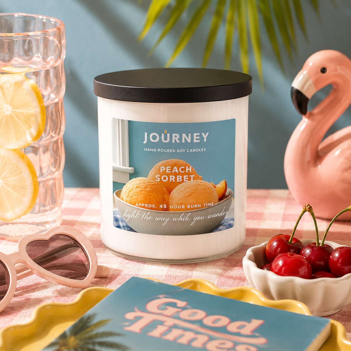 Peach Sorbet Journey Soy Wax Candle