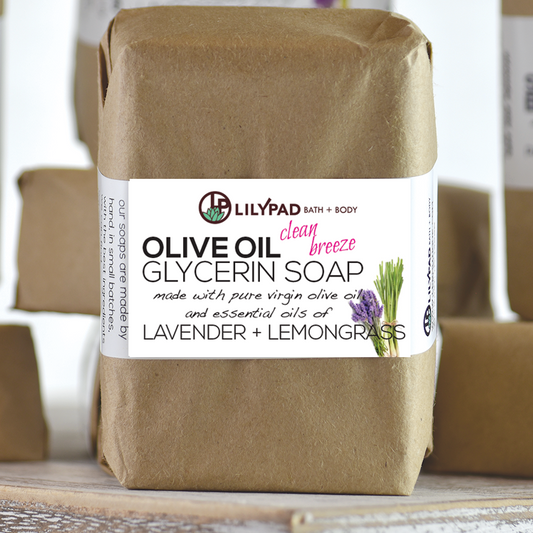 Clean Breeze Lavender and Lemongrass Olive Oil Soap